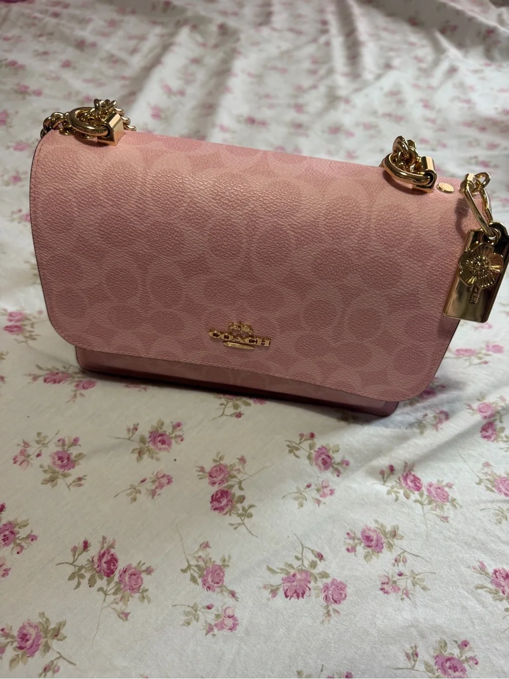 Coach Outlet Klare Crossbody Bag In Signature Canvas With Charms